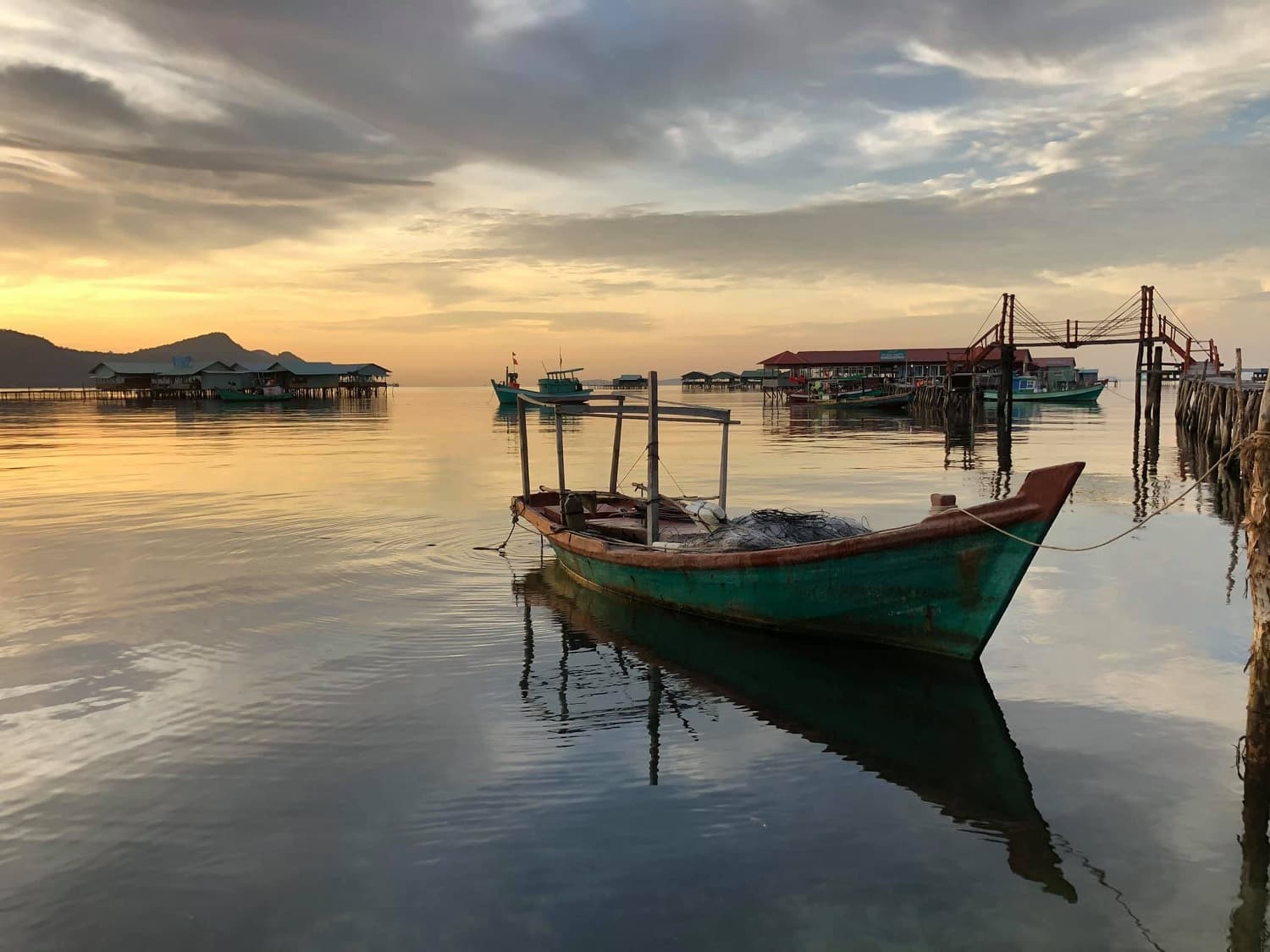 Làng chài Rạch Vẹm mộc mạc và yên bình