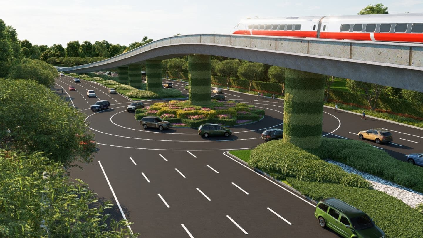 LRT Phú Quốc giai đoạn 1 có tổng chiều dài 17,59 km