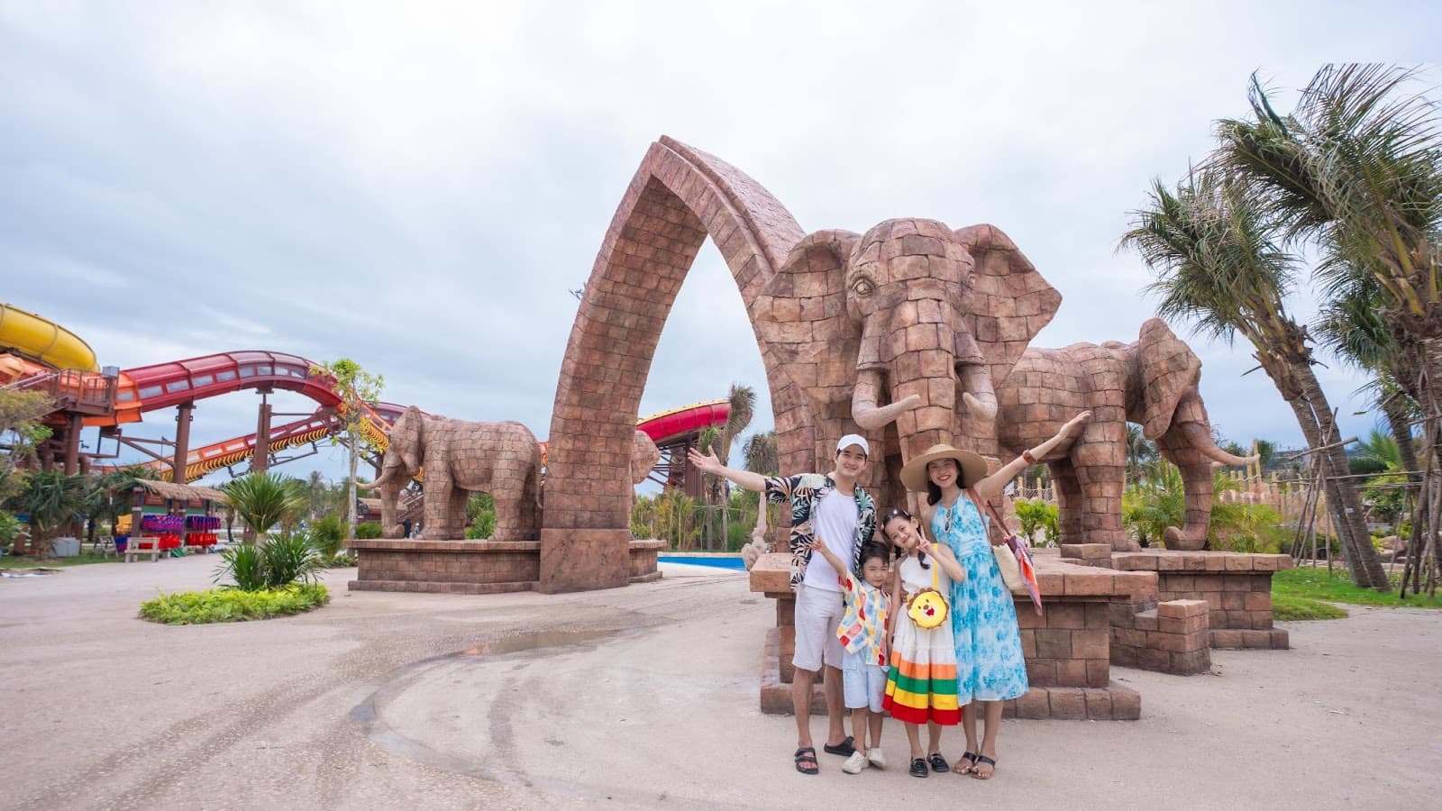 Vừa khai trương trước Tết, Sun World Vung Tau thu hút lượng khách đi chơi dịp đầu năm.